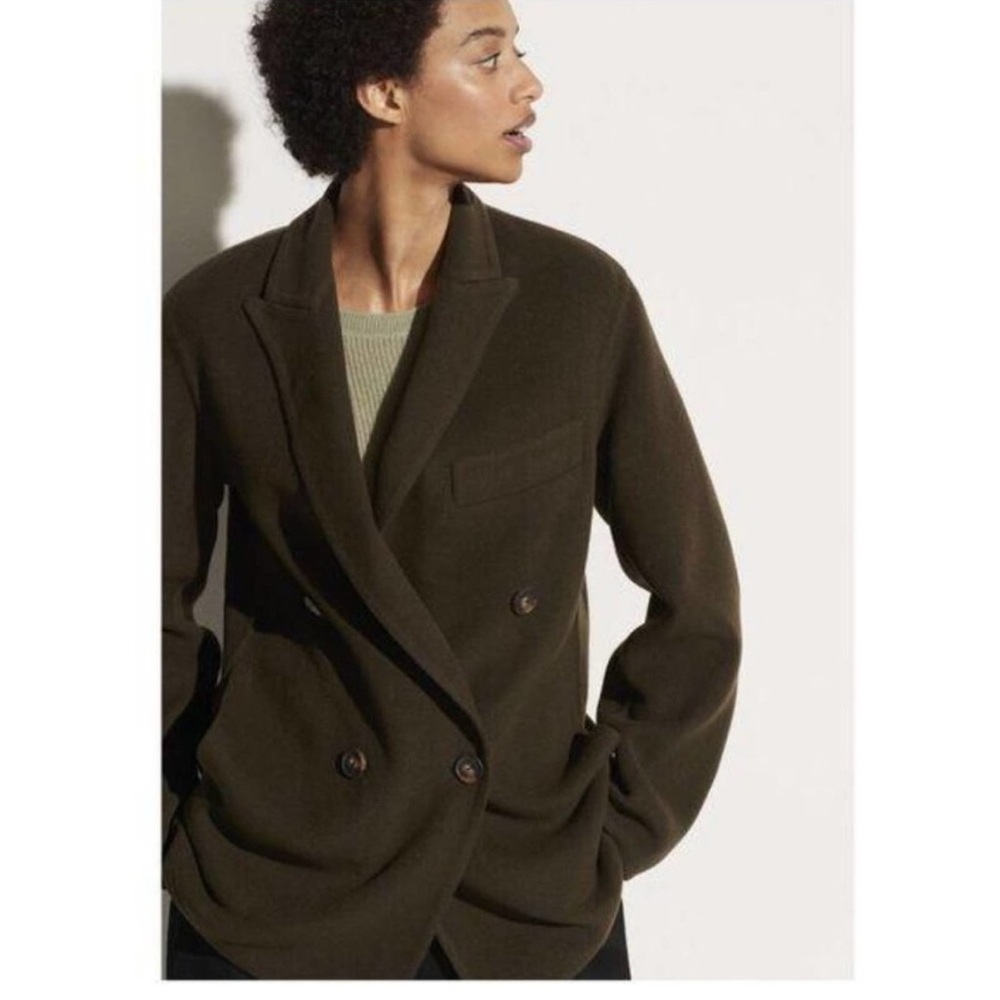 SOLD Vince Khaki Olive Green Boxy Coat